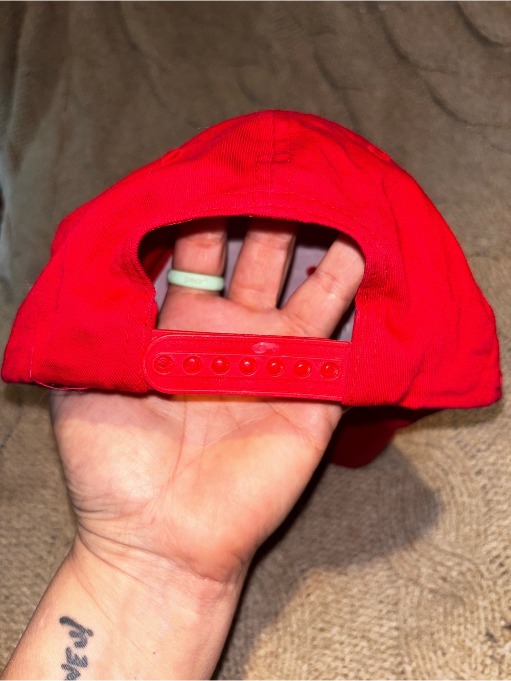 Firestone Racing Red Snapback Baseball Hat Cap - Picture 3 of 6